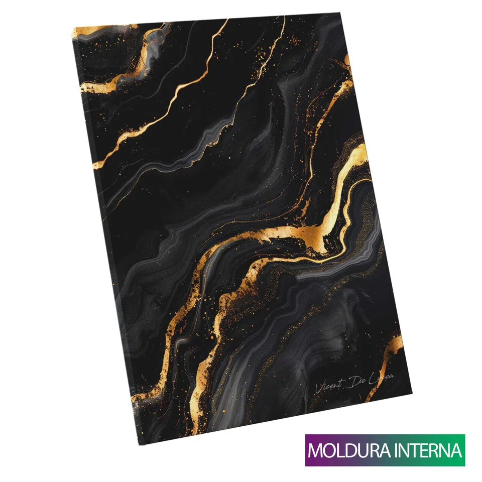 8943 Quadro Mármore Dourado no Preto (10)
