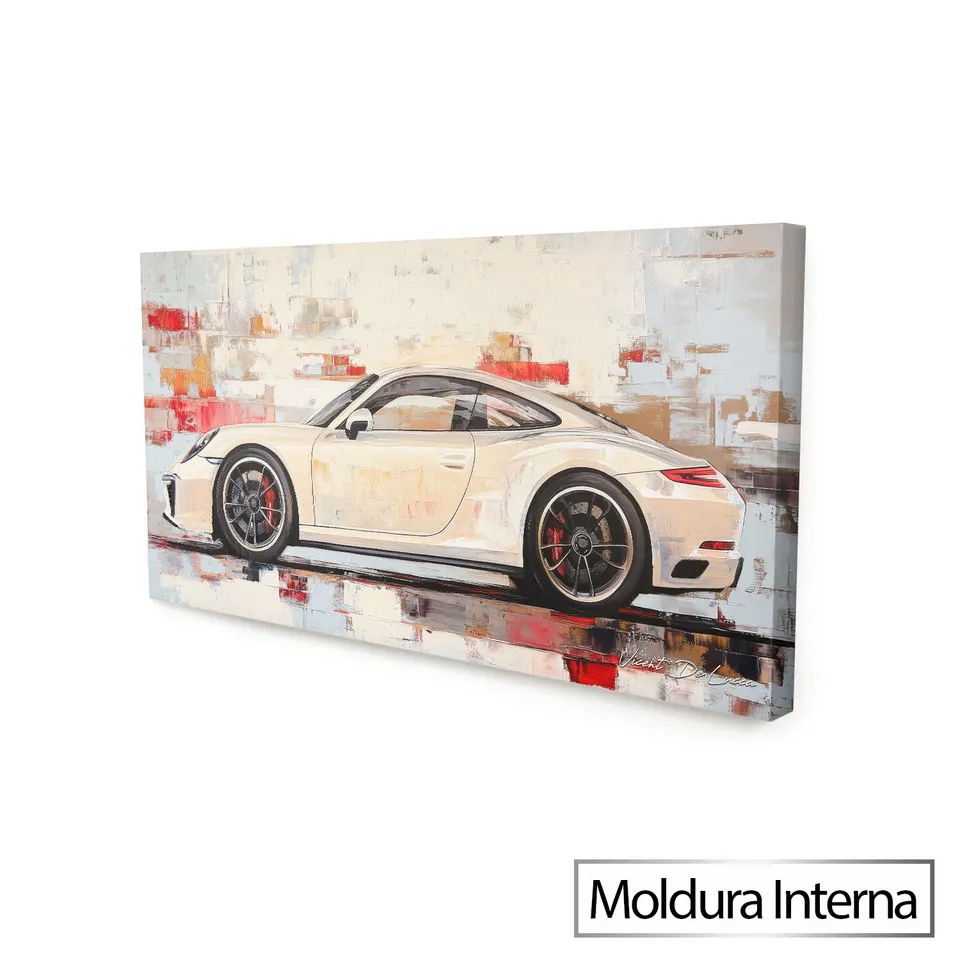 7092 Quadro Porsche Marfim (4)