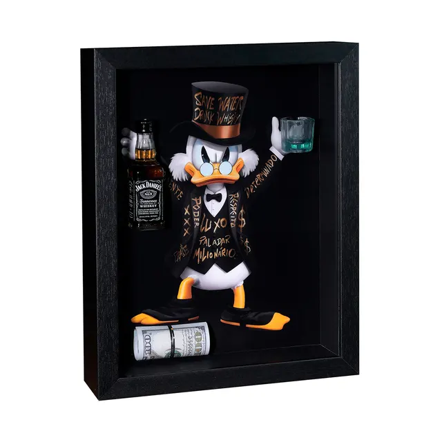 The Duck's Whisky - 3D Masterpiece | QuadrosDecorativos.com