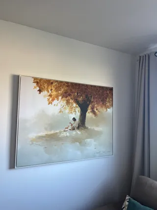 Quadro O Acolhimento de Cristo - Coleção Minimalista na casa de gabrielrm.adv