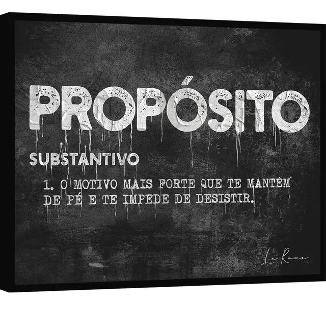 Quadro Propósito
