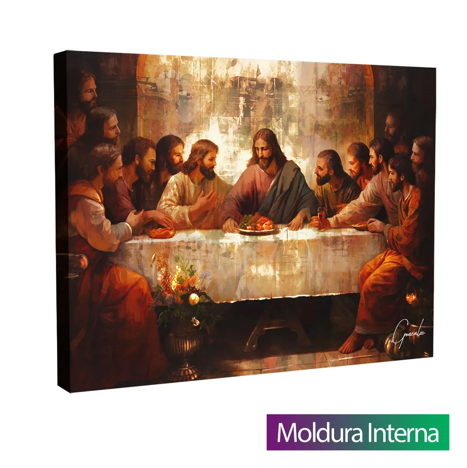 Quadro Santa Ceia Strati D'Arte — foto 10
