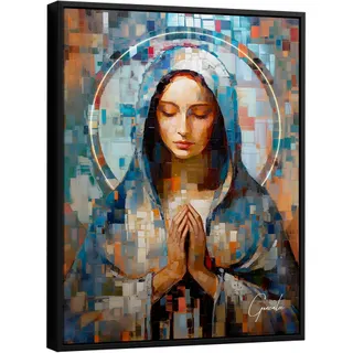 Quadro Virgem Maria Grid Art - BF 50 Quadros | QuadrosDecorativos.com