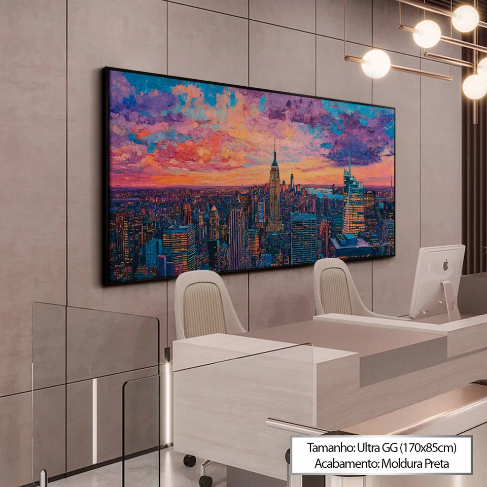 7081 Quadro Nova York ao Nascer do Sol (7)