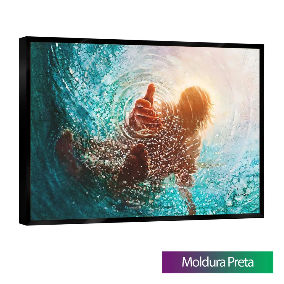 Quadro Crê no Senhor Jesus Cristo e serás salvo — foto 12