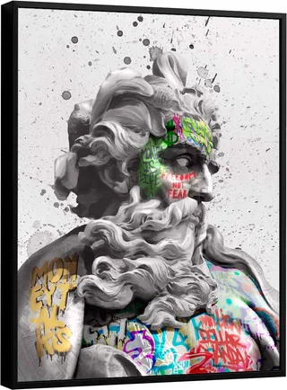Quadro Zeus Grafite CRAIG