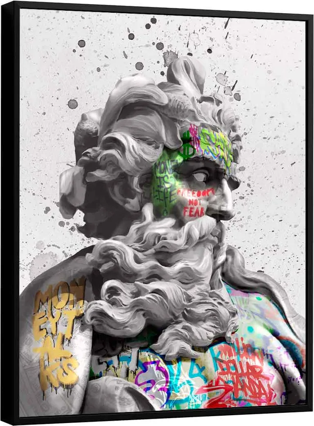 Quadro Zeus Grafite CRAIG