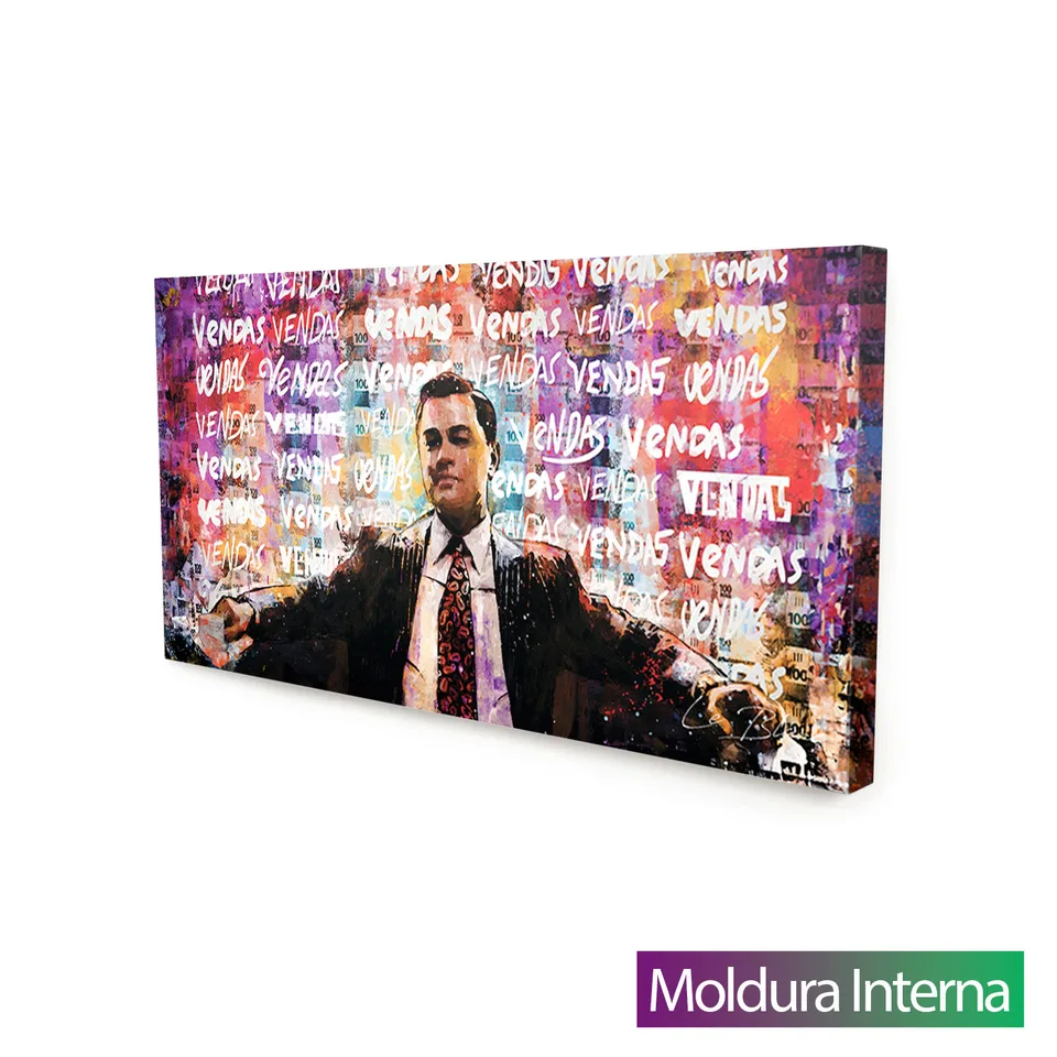 Quadro Vendas, a Alma de Toda Empresa — Moldura Interna, Medio 68x34