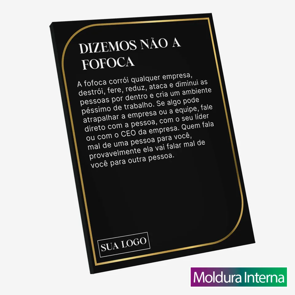 DIZEMOS NÃO A FOFOCA 2 – Mockup Mold Interna