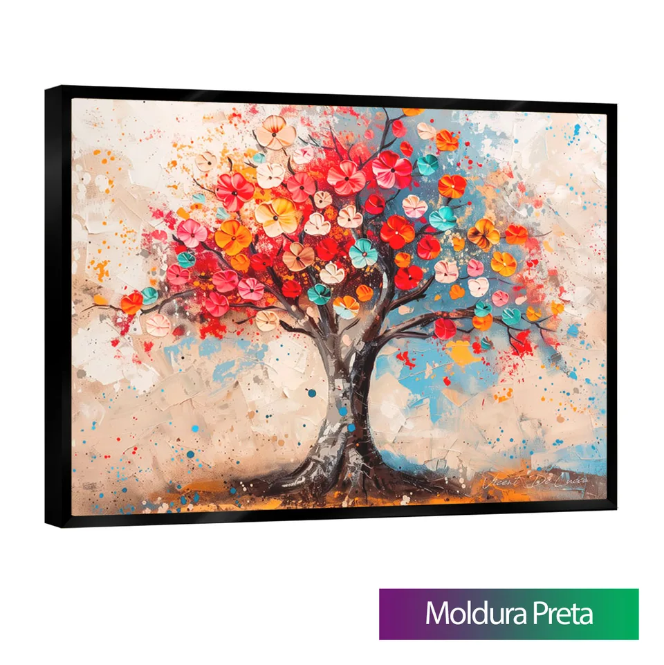 Quadro Árvore Alegria Floral — foto 11