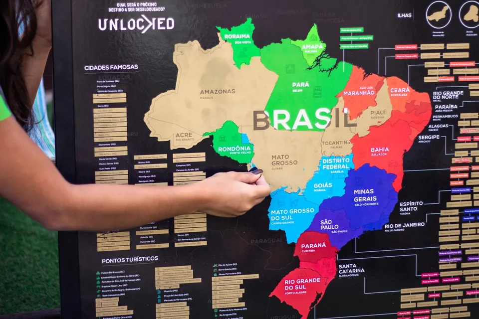 Mapa do Brasil de Raspar Unlocked — foto 4