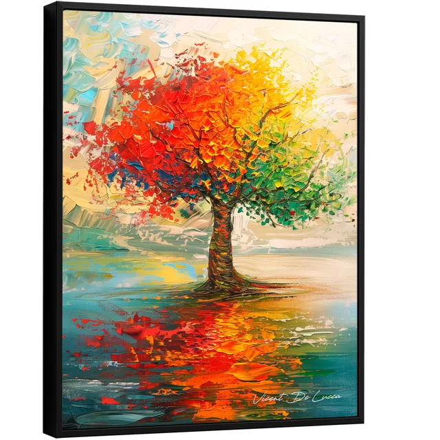 Quadro Árvore do Lago - Escritório de Contabilidade | QuadrosDecorativos.com