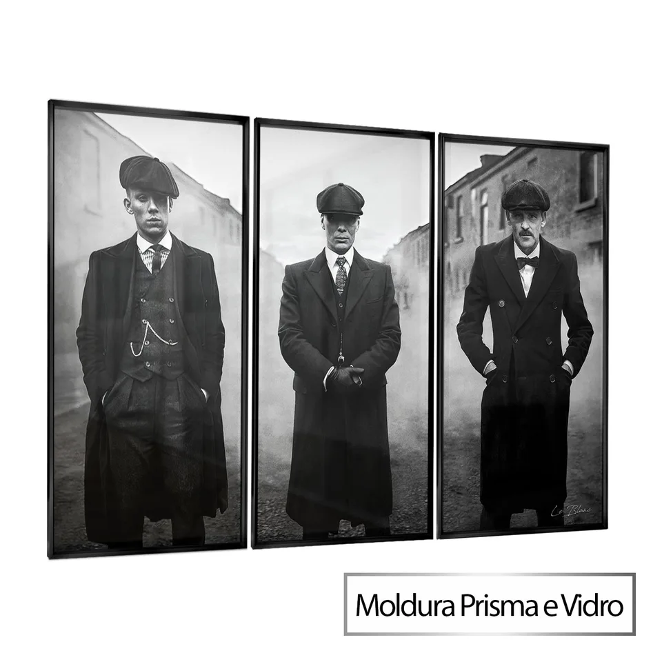 8382 Quadro Trio Peaky Blinders 3 Peças (2)