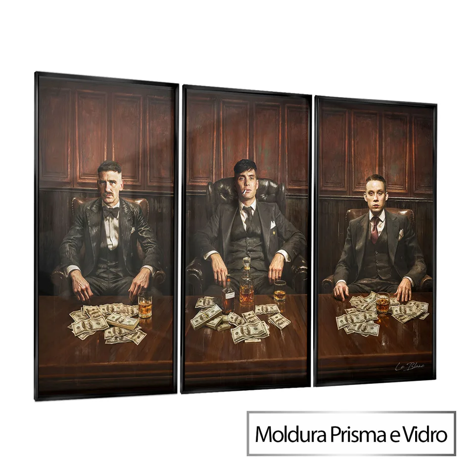 7063 Quadro A Mesa dos Shelbys 3 Peças (2)