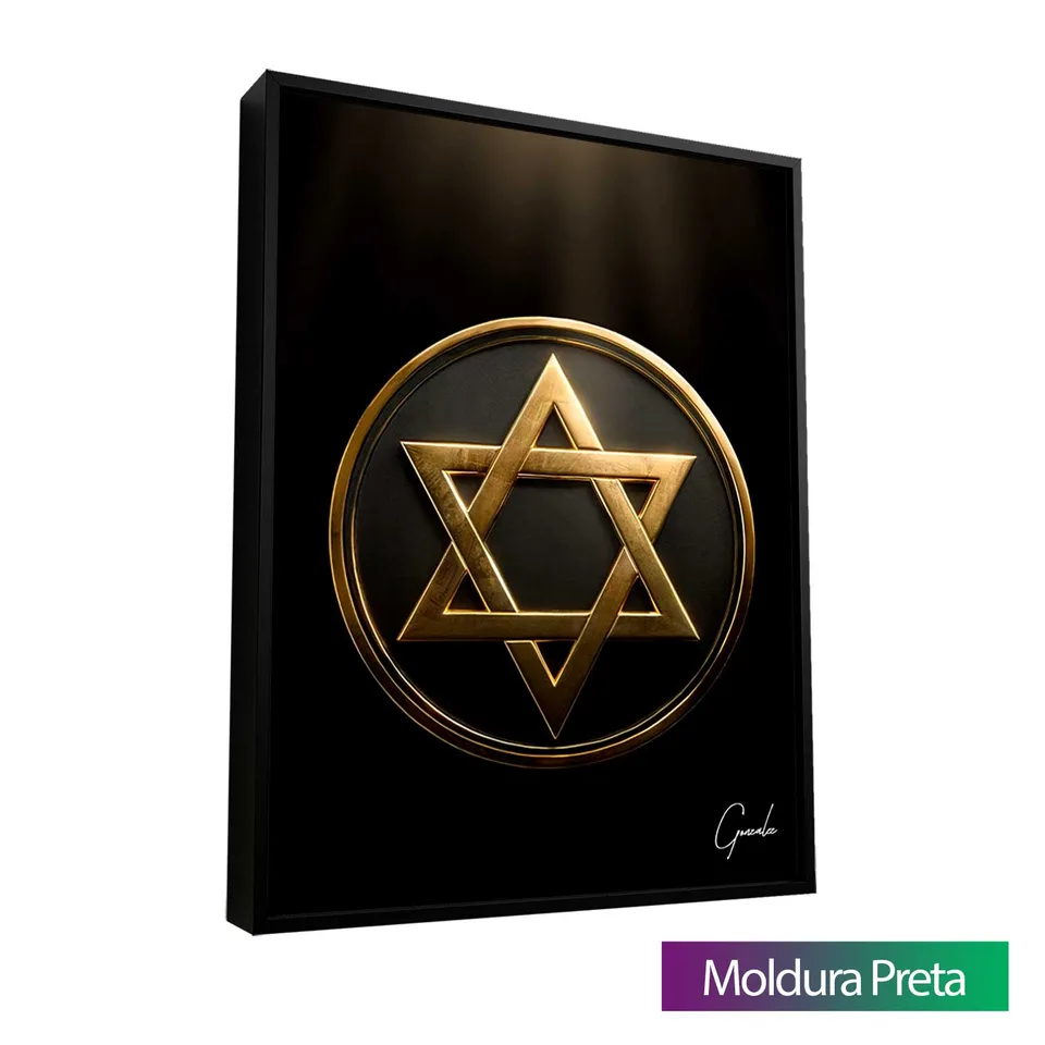 8900 Quadro Medalhão Estrela de Davi (11)