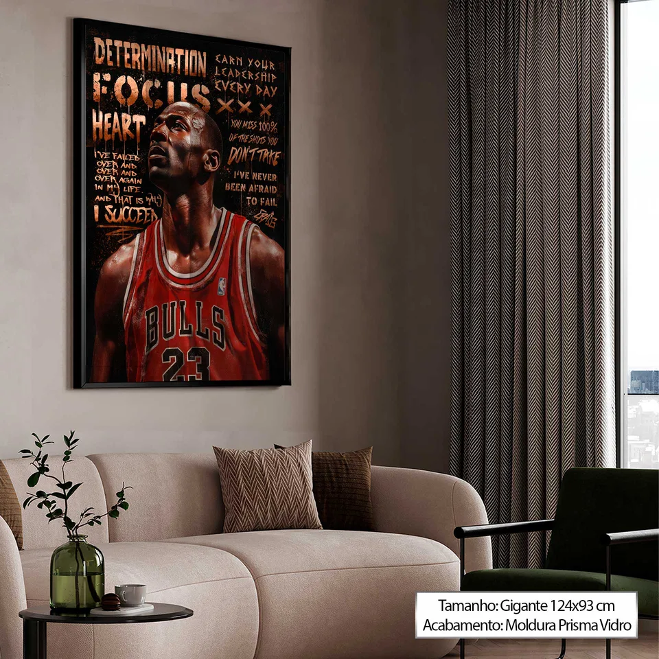Quadro Michael Jordan Grafite CRAIG — foto 8