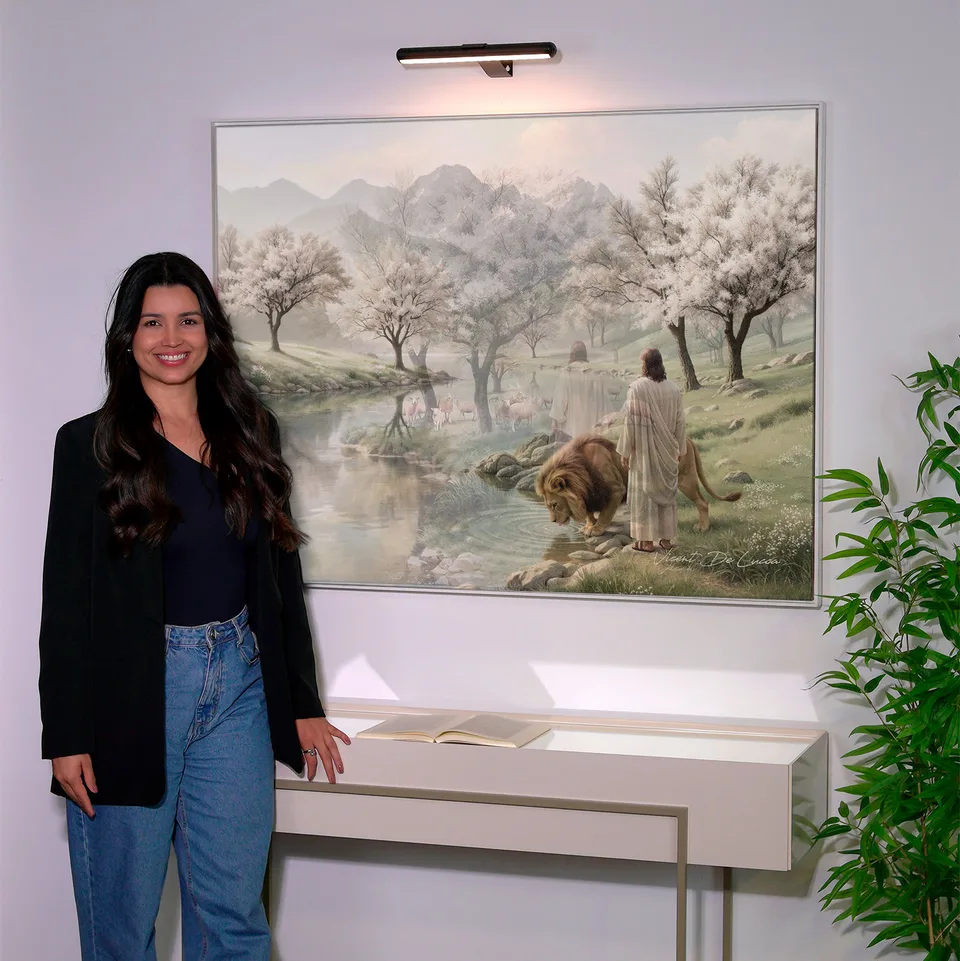 Quadro Jesus e o Leão de Judá - Coleção Minimalista — foto 7