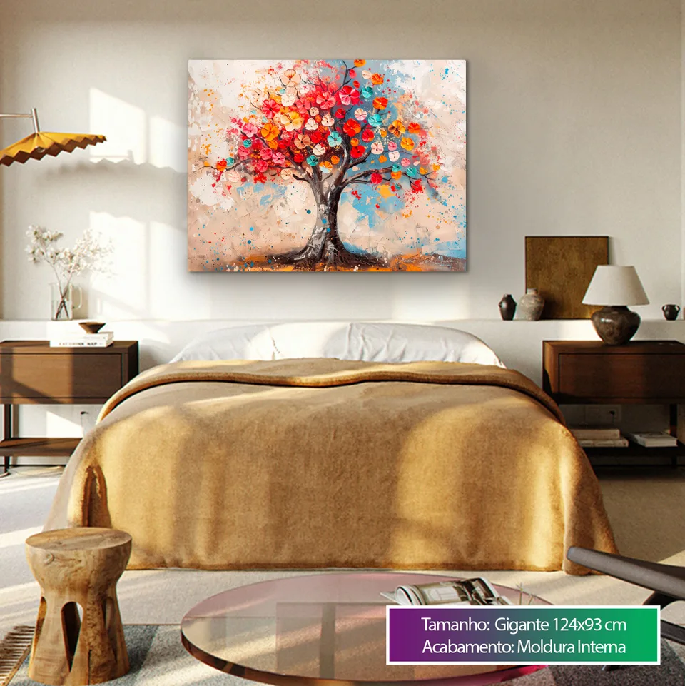 Quadro Árvore Alegria Floral — foto 2