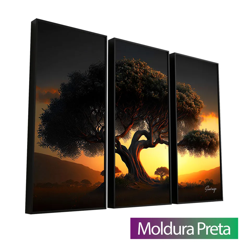 8477 Moldura-Preta-3-peças