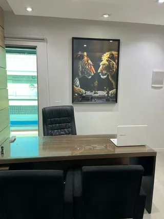 Quadro Jogo de Feras na casa de Gabriel Camaz