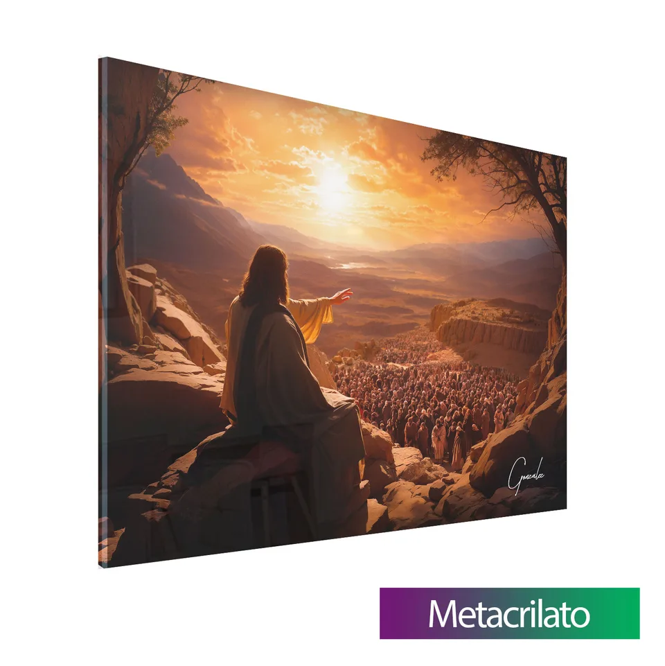 Quadro Jesus e seus Seguidores
