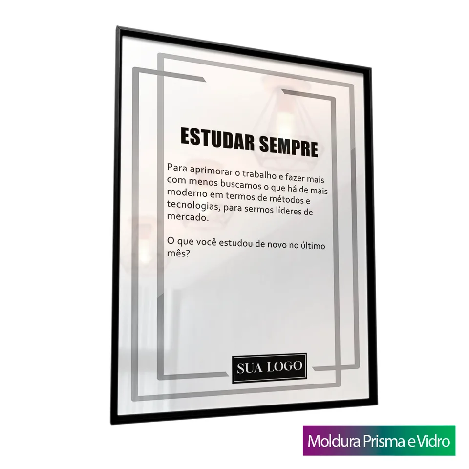 Quadro Cultura da Empresa - Estudar Sempre