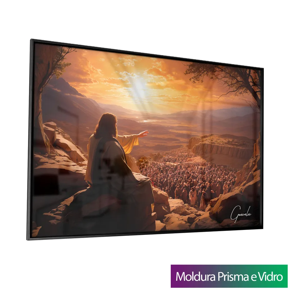 Quadro Jesus e seus Seguidores