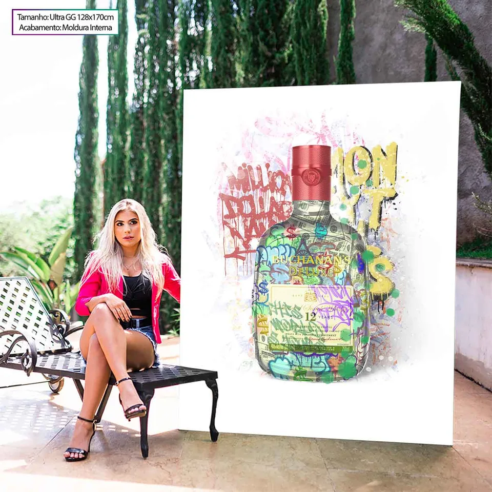 Quadro Buchanans Grafite CRAIG — Moldura Interna, Médio 64x48