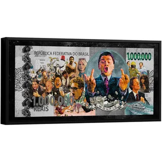Quadro Nota de Wall Street - Quadros Gangsters | QuadrosDecorativos.com