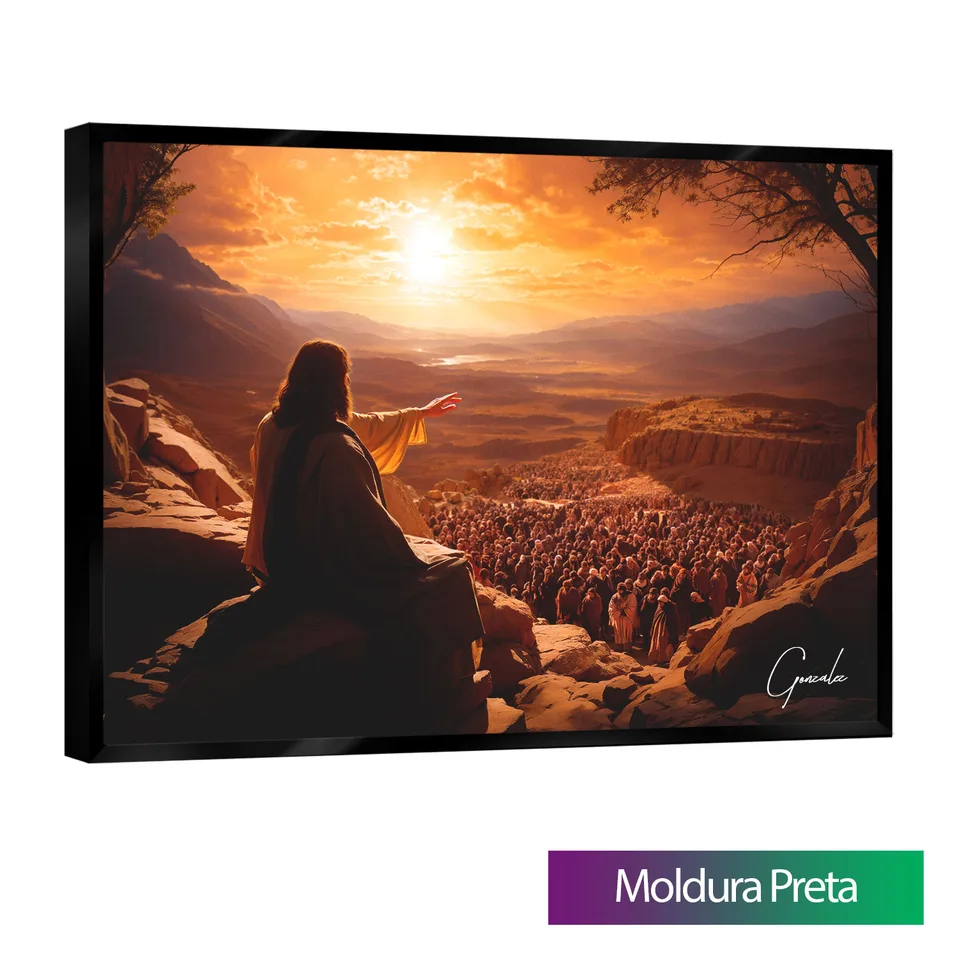 Quadro Jesus e seus Seguidores