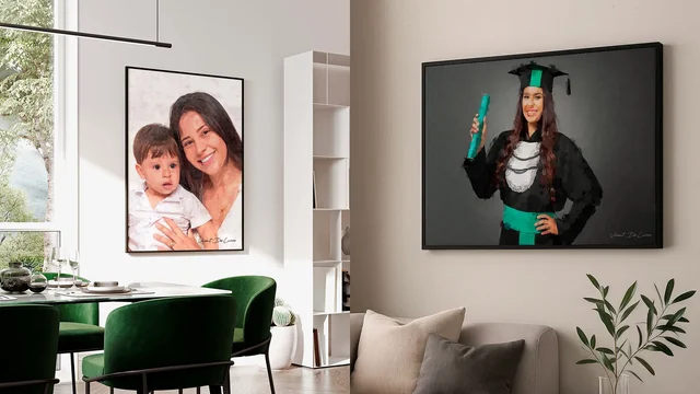 Quadro personalizado com foto: como funciona, do envio à parede