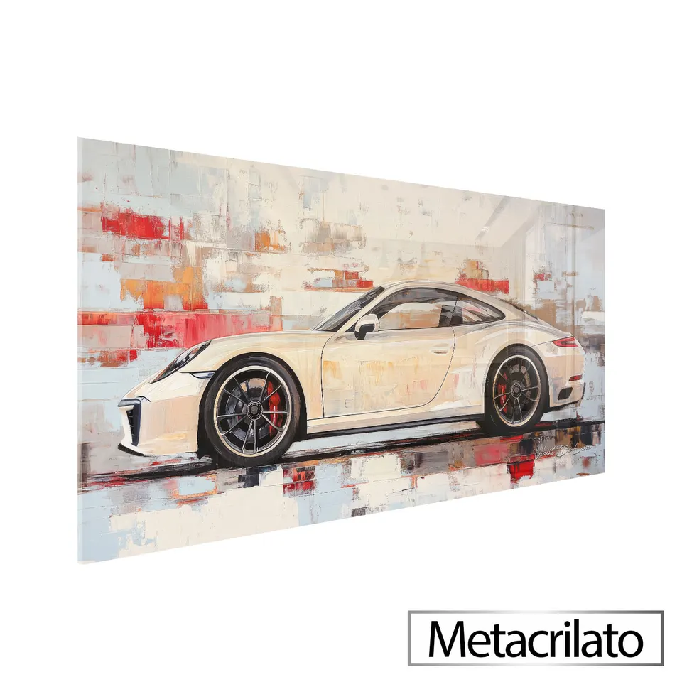 7092 Quadro Porsche Marfim (3)