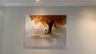 Quadro O Acolhimento de Cristo - Coleção Minimalista na casa de Milena