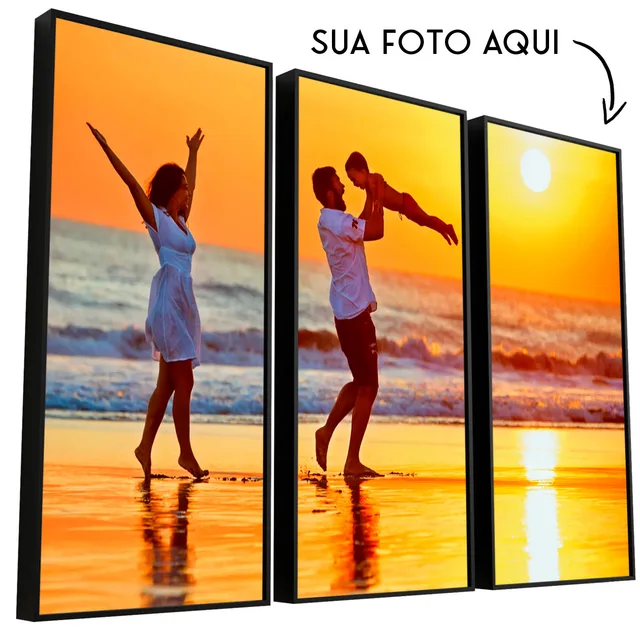 Quadro Personalizado 3 Peças