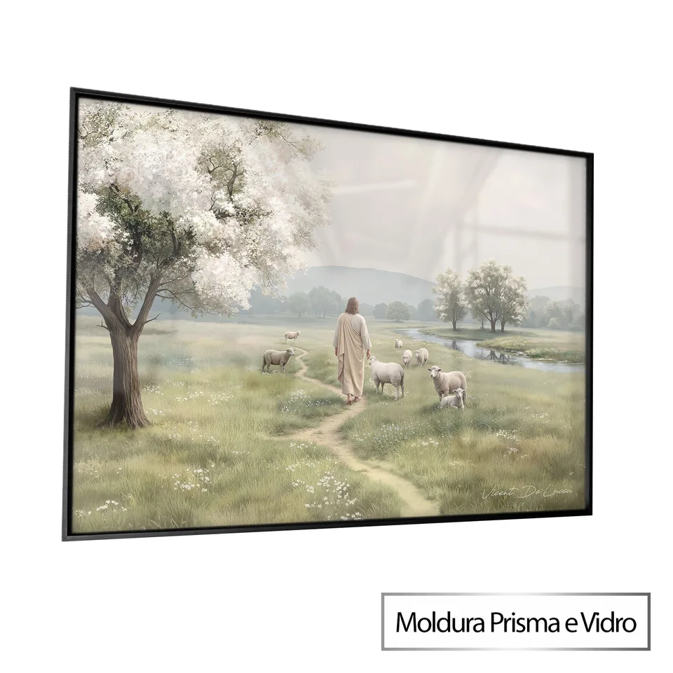 Quadro O Pastor entre as Ovelhas