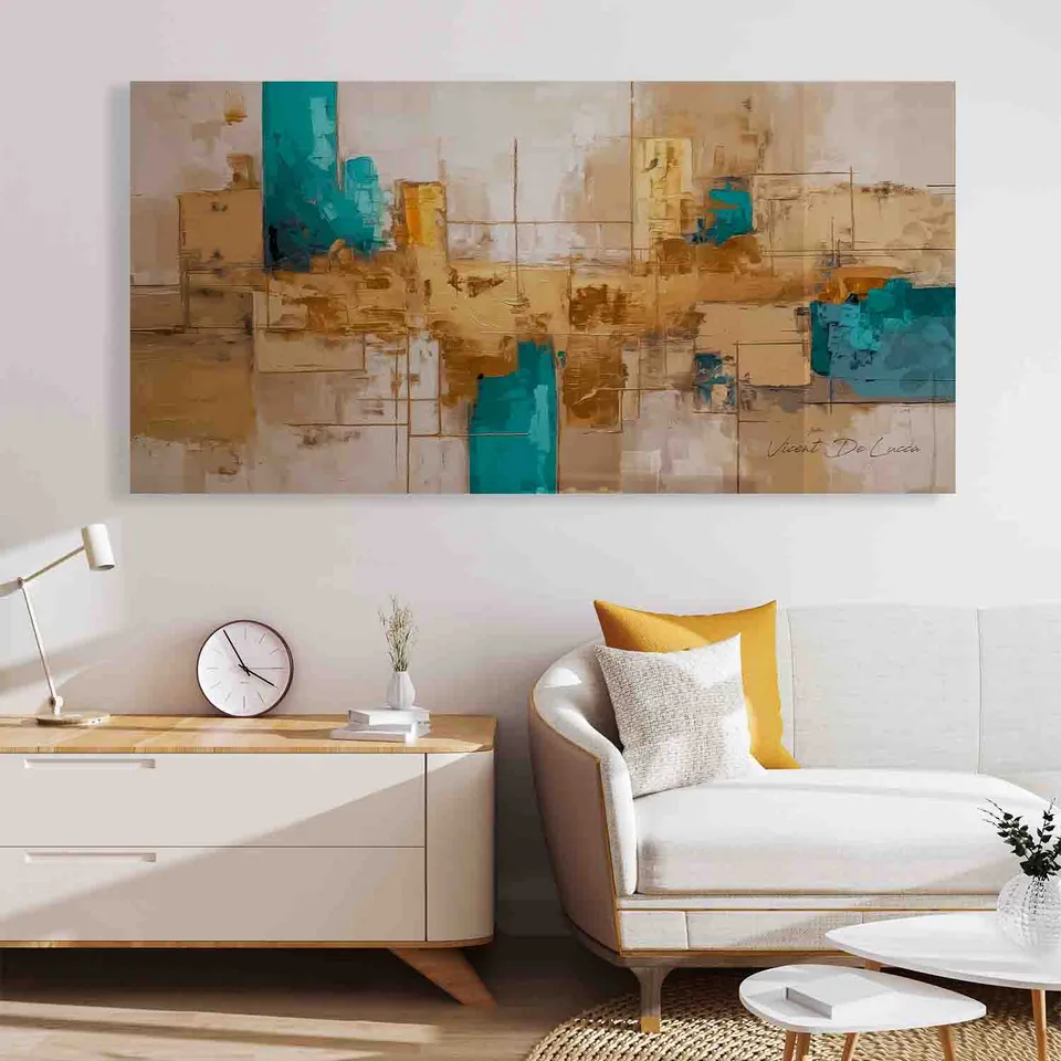 Quadro Arquitetura Abstrata em metacrilato