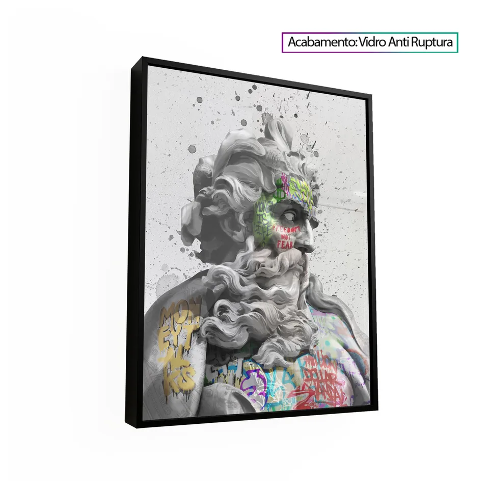 Quadro Zeus Grafite CRAIG