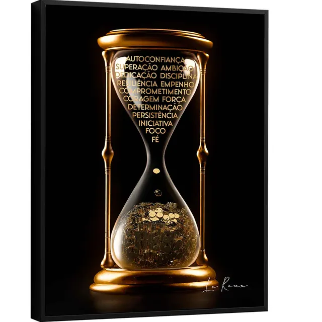 Quadro Tempo é Dinheiro - Escritório de Advocacia | QuadrosDecorativos.com