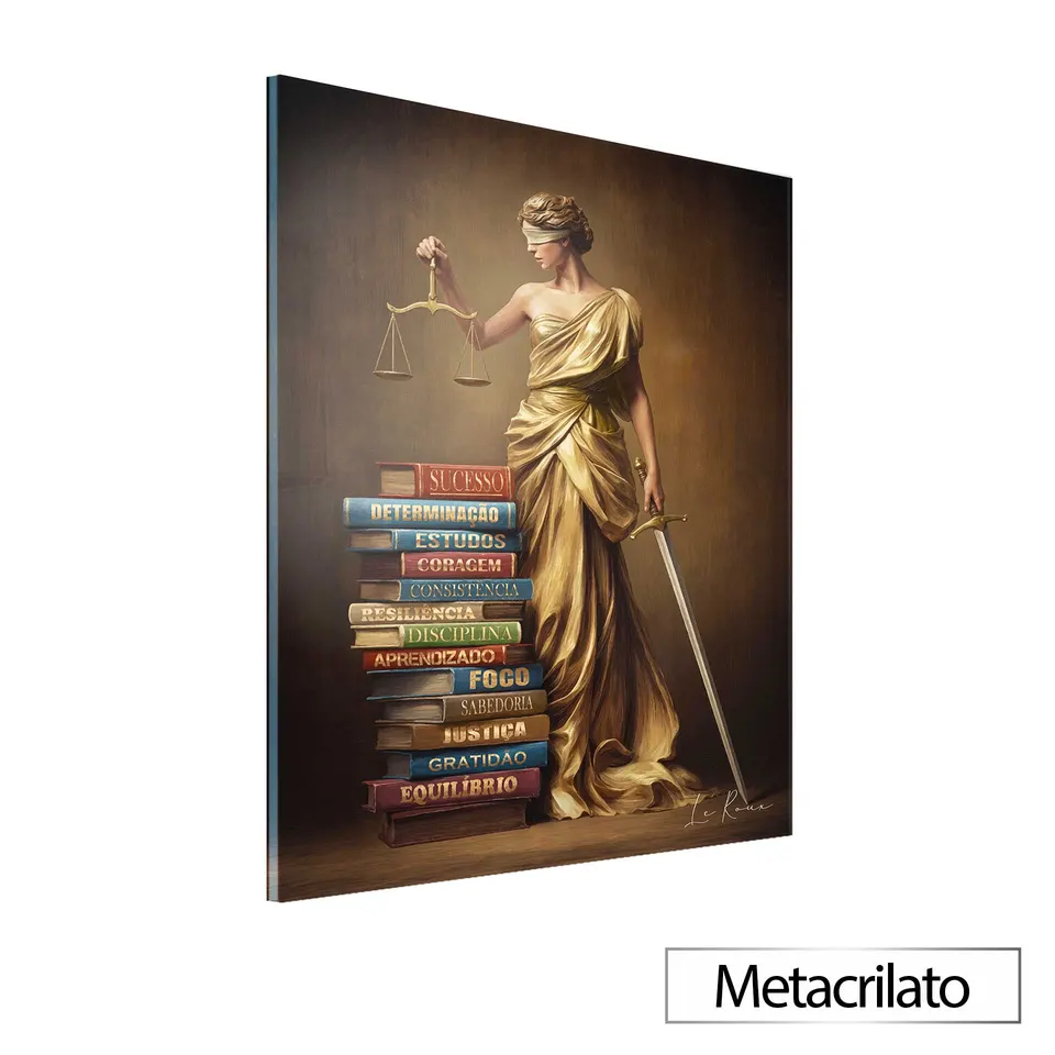 Quadro Conhecimento da Deusa da Justiça