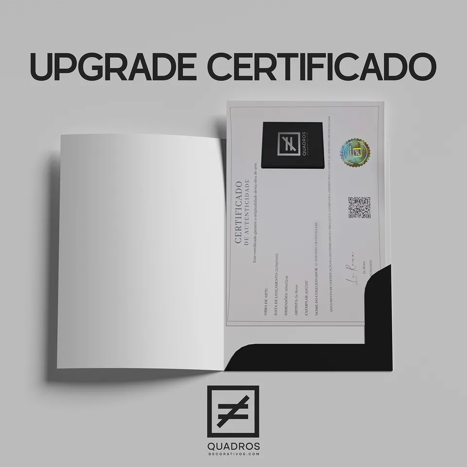 Certificado - UPGRADE - Upgrade | QuadrosDecorativos.com