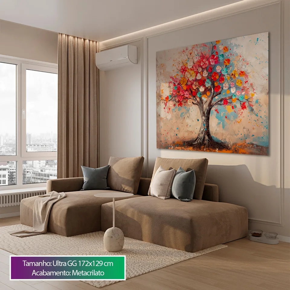 Quadro Árvore Alegria Floral — foto 8