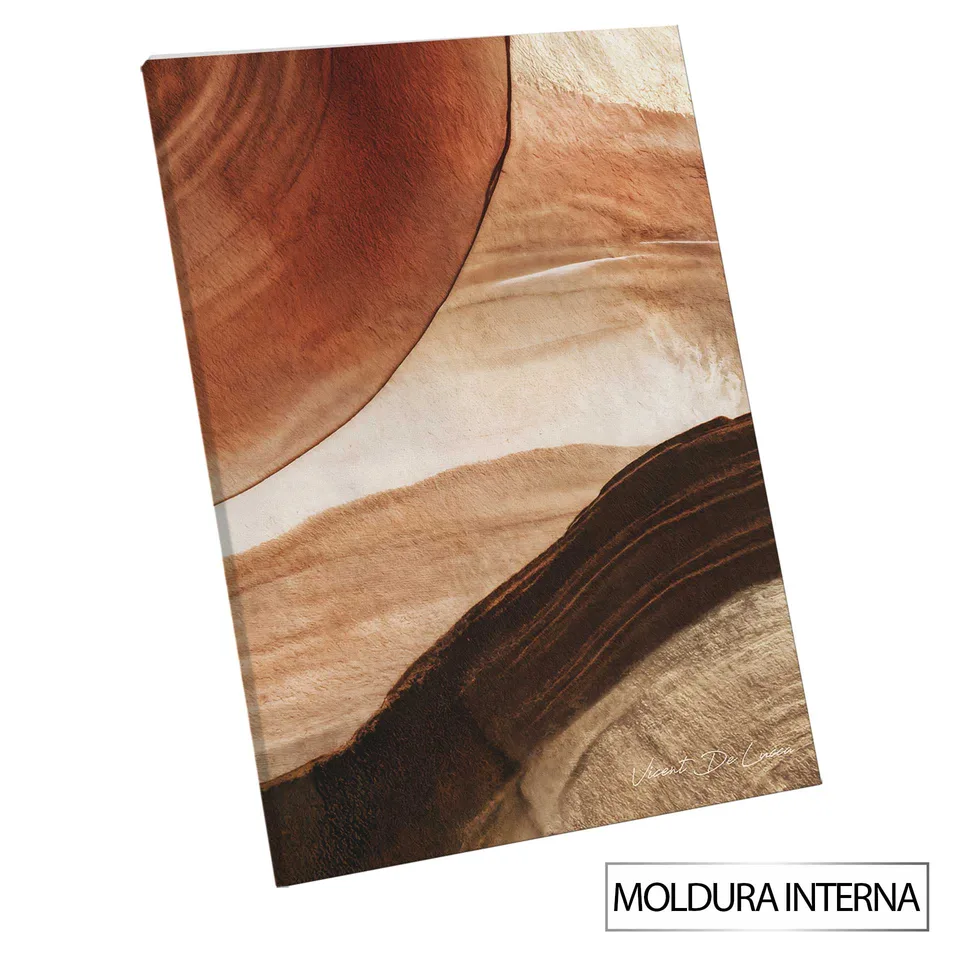 Quadro Abstrato Pinceladas de Terra — foto 10
