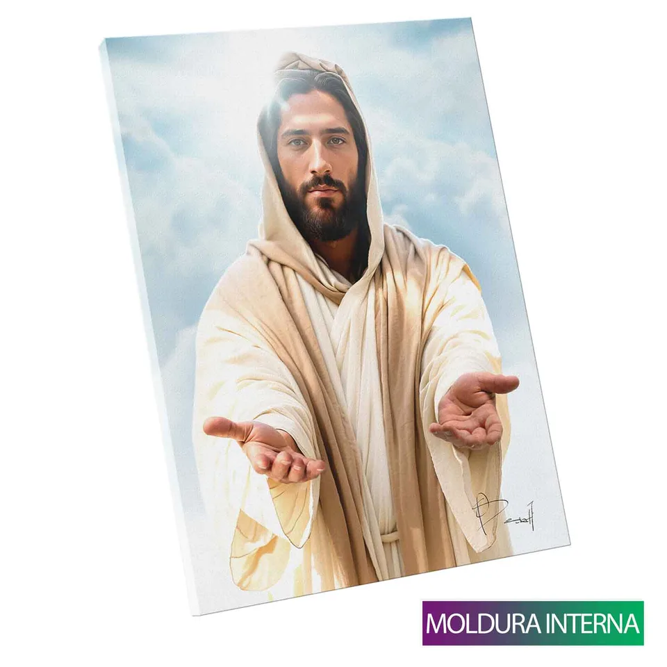 Quadro O Chamado de Cristo com moldura interna