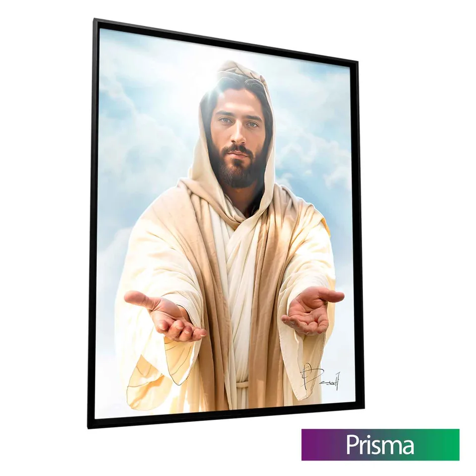 Quadro O Chamado de Cristo com moldura Prisma e vidro