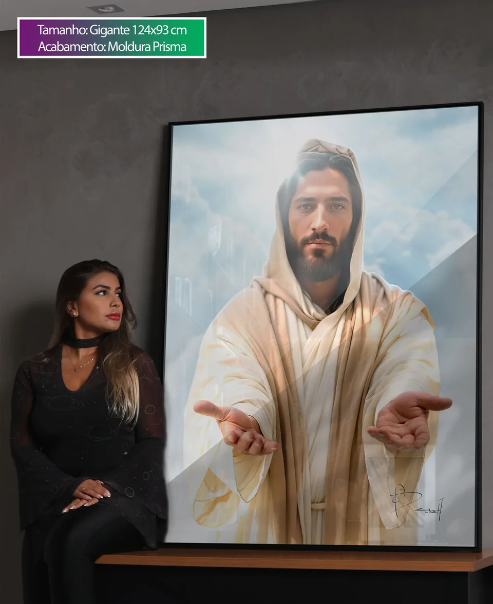 Quadro O Chamado de Cristo, de Benoit — foto 4