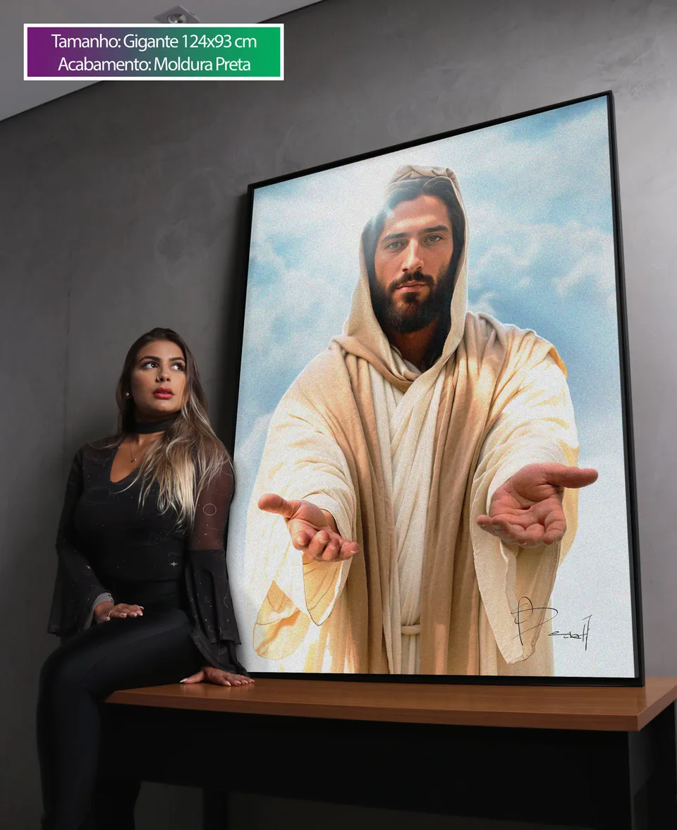 Quadro O Chamado de Cristo, de Benoit — foto 8