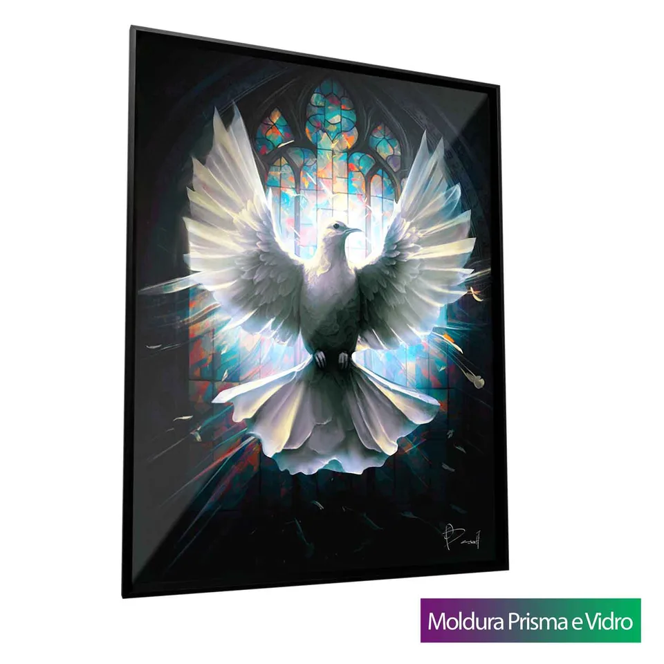 Quadro decorativo Pomba Sagrada