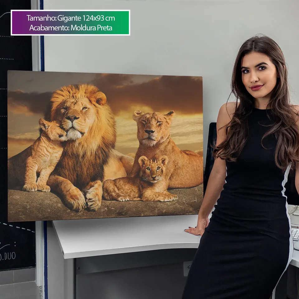 Quadro decorativo As Raízes do Leão