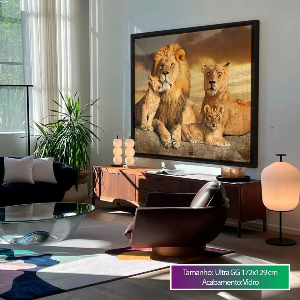 Quadro decorativo As Raízes do Leão