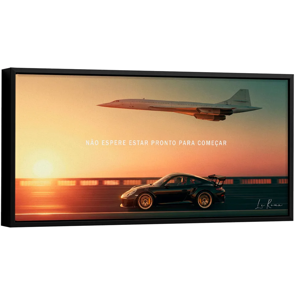 Quadro Não Espere Estar Pronto Para Começar — foto 1
